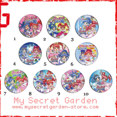 Fushigiboshi No Futagohime ふしぎ星の☆ふたご姫 Anime Pinback Button Badge Set ( or Hair Ties / 4.4 cm Badge / Magnet / Keychain Set )